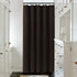 NICETOWN Window Curtains Blackout Drapery Panels - Solid Back Tab & Rod Pocket Blackout Drapes for Theater (Toffee Brown, 70 inches x 84 inches, Sold Individually)