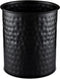 Monarch Abode Hand Hammered Kitchen Utensil Holder Crock, Large, Black