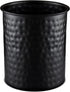 Monarch Abode Hand Hammered Kitchen Utensil Holder Crock, Large, Black