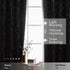 BUHUA Light Grey Blackout Bedroom Curtains,Black Out cCurtains 63 Inch Long 2 Panels,Window Curtains Panels,Thermal Insulated Windproof Elegant Tree Branches Silver Print Drapes 38W x 63L