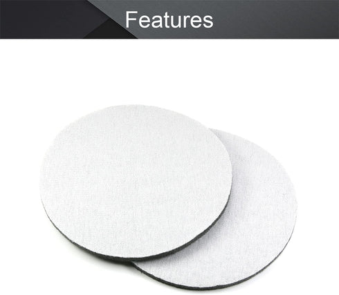 Utoolmart 7 Inch Scrubber Scouring Pads 1200-Grits Drill Scuffing Disc Hoop and Loop Surface Conditioning Disc Gray 2 pcs
