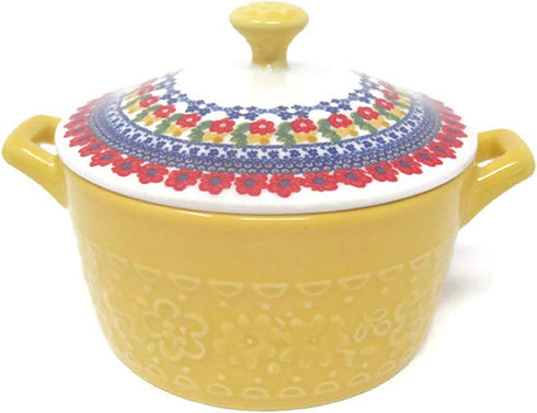 Pioneer Woman Mini Casserole with Lid (14.4 of, Yellow)