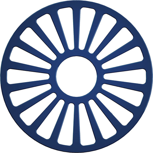 Tramontina Enameled Cast Iron Round Trivet, 7-Inch, Gradated Cobalt