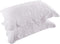 BOSOWOS Queen Pillowcases Set of 2, White Ruffles Embroidered Pillow Cases 20 x 30 Inch, Soft Breathable Microfiber Decorative Pillow Shams 2 Pack with Envelope Closure Fit Home Bed Sheet Sleeping