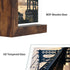 4x6 Picture Frames Set of 2, Rustic L Shaped Double Sided Frames Made to Display 4 by 6 inch Horizontal Vertical Photos for Desktop or Tabletop