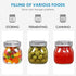 YEBODA 9 Pack Wide Mouth Mason Jars 10 oz Glass Canning Jars with Airtight Lids and Bands for Preserving, Jam, Honey, Jelly, Wedding Favors, Shower Favors, Sauces, DIY Magnetic Spice Jars