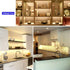 JUNWEN Waterproof LED Strip Light Kit,Dimmable Warm White Rope Lights,16.4 FT/5M Tape Lights 300 Units SMD 2835 12V LED Ribbon with Power Supply for Home Kitchen Bar Clubs