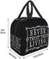 antcreptson Never Trust The Living Oxford Cloth Waterproof Thick Insulation Bag Picnic Bag Large Portable Lunch Box Bag Frozen Bag Insulation Package