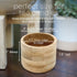 Cedar and Ink Bamboo Tealight Candle Holder, Rustic Centerpiece, Wedding Wood Centerpieces, 6-Pack Wooden Candle Holders, 1.5-Inch-Tall Table Tea Light Holders