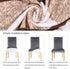 SearchI Dining Room Chair Covers Set of 4, Stretch Parsons Chair Slipcovers Super Fit Spandex Removable Washable Kitchen Chair Protector Cover for Dining Room, Hotel, Ceremony ?Khaki?