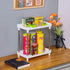 Bathroom Organizer Countertop, 2-Tire Skincare Organizers Vanity Tray Corner Shelf for Makeup Cosmetic Perfume, Multi-Functional Acrylic Organizer in Vanity Dresser Bathroom Kitchen Living Room etc.