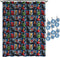Jay Franco Marvel Avengers Team Shower Curtain & 12-Piece Hook Set & Easy Use (Official Marvel Product)