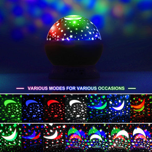 Toys for 2-12 Year Old Girls: DEVRNEZ Wonderful Star Light Projector Toys for 3-10 Year Old Boys Quiet Rotating Night Lights Gifts for Age 4-9 Girl Bedroom Birthday Day Decor Toy (Purple)