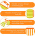 4 Pieces Window Venetian Blind Cleaner Tools 2 Pieces Window Blind Duster Brush and 2 Pieces 7 Finger Duster Brush for Window Air Conditioner Duster Dirt Cleaner (Yellow, Orange)