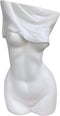 Feminine Body Vases, Feminine Curve Vases,Unique Undressing Look,Decorative Vases, Creative Floral Vases, Ceramic Vases for Modern Bohemian Home Decoration, (Birthday Gifts, (White)