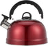Cabilock Stove Top Whistling Tea Kettle Stainless Steel Teakettle Teapot with Cool Toch Ergonomic Handle 1. 2L Red