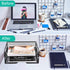 Meshist Stackable Letter Tray Desk Organizer, 2 Tier Mesh Desktop File Organizer, Document Paper Tray Organizer, Perfect for Home and Office, Black