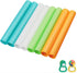 FUNYKICH Refrigerator Liners, 16PCS Refrigerator Mats Washable Shelf Liners Cabinet liner Drawer Liners Cupboard Liners Fridge Mats, Waterproof, Anti-Skid, 45x29cm, 4White/4Green/4Blue/4Orange