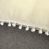 WLNUI Set of 2 Soft Velvet Lumbar Ivory White Pillow Covers 12x20 Inch Decorative Cute Pom Poms Throw Pillow Covers Cushion Case for Sofa Couch Home Farmhouse Decor