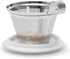 Tea Forte Kati Cup Hanami, Ceramic Tea Infuser Cup with Infuser Basket and Lid for Steeping Loose Leaf Tea