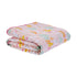 Amazon Basics Kids Cotton Reversible Quilt Bedspread - Full/Queen, Unicorn & Bubblegum Pink