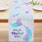 Bonsai Tree Mermaid Table Runner 72 Inch, Pink Mermaid Tail Scales Burlap Table Runners, Beach Small Dining Coffee Dresser Scarves Table Cloth Decor Gifts for Home Girls Women Dining Room Parties