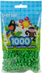 Bright Green Perler Beads for Kids Crafts, 1000 pcs