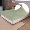 N&Y HOME Queen Size Fitted Sheet Only - 4-Way Stretch Jersey Knit, T-Shirt Feeling & Ultra Soft, Wrinkle Free, Non-Slip & Snug Fit for Mattress (Deep: 5"-16") - Sage Green, Queen
