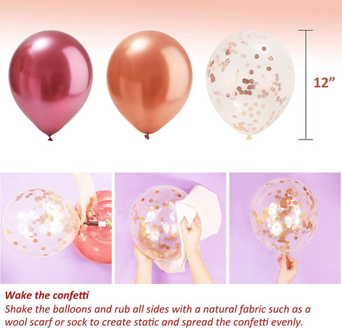 30th Birthday Decorations Set - Happy 30th Birthday Decorations with Happy Birthday Banner, Rose Gold Foil Curtains, Dirty 30 Balloons Kit, Rose Gold Sash - 30th Birthday Decorations for Her