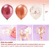 30th Birthday Decorations Set - Happy 30th Birthday Decorations with Happy Birthday Banner, Rose Gold Foil Curtains, Dirty 30 Balloons Kit, Rose Gold Sash - 30th Birthday Decorations for Her