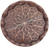 HAVLULAND Turkish Ottoman Coffee Tea Beverage Serving Wavy Tray 13.9'' inches (Copper) Color