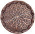 HAVLULAND Turkish Ottoman Coffee Tea Beverage Serving Wavy Tray 13.9'' inches (Copper) Color