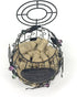 Mind Reader Barrel Metal Wine Cork Holder with Ornaments, Black