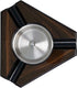 Prestige Import Group - Triangular Maple Lacquer 3 Cigar Ashtray - Dark Maple Wood and Black Accents