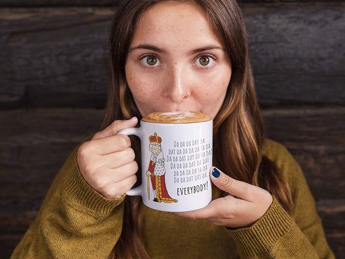 Da Da Da King George Hamilton Mug | Hamilton Merchandise - Hamilton Coffee Mug | Hamilton Musical Merchandise, Kids Mugs Hamilton Merch Gifts, Alexander Hamilton Cup (Hamilton Da Da)