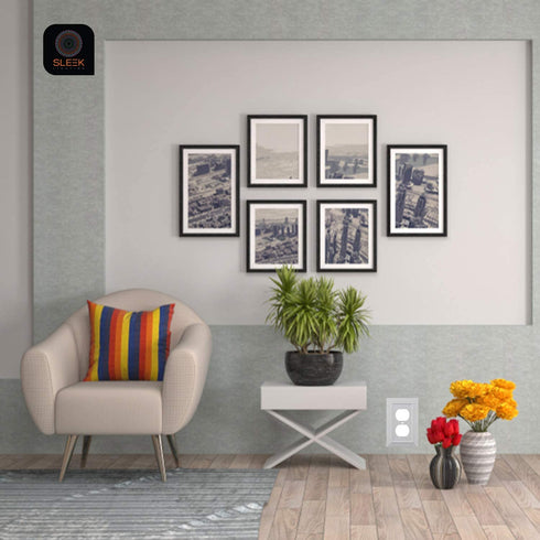 SleekLighting Pack of 2 Wall Plate Outlet Switch Covers | Classic White Beadboard Wall plates| Variety of Styles: Decorator / Duplex / Toggle / Blank / & Combo | Size: 2 Gang Rocker
