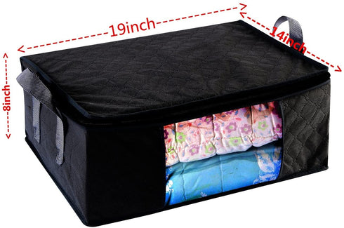 ABO Gear Storage Bags G01B, Dark Black, 3 Count
