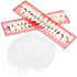56 Pieces Synthetic Dental Acrylic Resin Teeth 50g Solid Temp Tooth Beads 23 Shade A2 Upper + Lower Denture for Halloween Makeup, DIY & Replacement for Filling Fix The Missing Broken Tooth