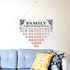 VORCOOL Family Birthday Hanging Plaque Board DIY Wooden Calendar Birthday Reminder Home Decor (1 Plaque/ 1 Rope/ 50 Round Discs)