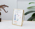 Levilan 4x6 inch Multi Glass Picture Frame Family Photo Display for Desk or Wall, Nordic Geometry Home Decor Double Glass & Brass Metal (4x6?)