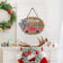 Winder Truck Welcome Sign for Front Door Red Truck Decor with 6-PC Interchangeable Seasonal Icons Farmhouse Wooden Wall Hanging for Birthday Halloween Christmas Holiday Hanger Decorations(Natural Red Truck)