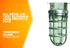 Woods L1706 Vandal Resistant Security Light With Ceiling Mount (150W Incandescent Bulb, Silver)