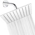HBGEWO Shower Head, 8 Inch High Pressure Rain Shower Head, Pressure Boosting Shower Head, Awesome Shower Experience, Stainless Steel Rainfall Square Shower Head (Brushed Nickel)