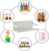 2 Pack Magnetic Spice Rack Seasoning Organizers Refrigerator Shelf W/ 4 Hooks Fridge Side Wall Mount Storage Rack Metal Jar Holder Utensils Towel Shelves Home Kitchen Organization Spice Stand -White