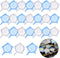 24 Pieces Silicone Stretch Can Lids Reusable Expandable Jar Lid Soda Beer Cans Round Elastic Container Lids Food Storage Covers for Mug Cup Small Bowl Fruits Vegetables Storage