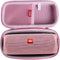 Hermitshell Hard Travel Case Fits JBL FLIP 5 / JBL FLIP 6 Waterproof Portable Bluetooth Speaker (Pink)