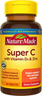 Nature Made Super C with Vitamin D3 and Zinc, Dietary Supplement for Immune Support, 60 Tablets, 60 Day Supply