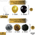 Giant Gold 2022 Balloons Numbers - Large 40 Inch, Graduation Balloons 2022 Foil with Pompoms | Black and Gold Graduation Decorations | Graduation Party Decorations 2022 | Class of 2022 Decorations