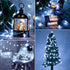 Led Christmas Lights Snowflake String Lights 100Led 49Ft Plug in 8 Modes Extendable Fairy String Lights for Indoor Outdoor Holiday Party,Wedding, Xmas Tree, New Year, Christmas Decorations(Cool White)