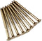 Hinge Outlet Bright Polished Brass Wood Screws 9 X 2 1/4 Inch for Residential Door Hinges - 24 Pack
